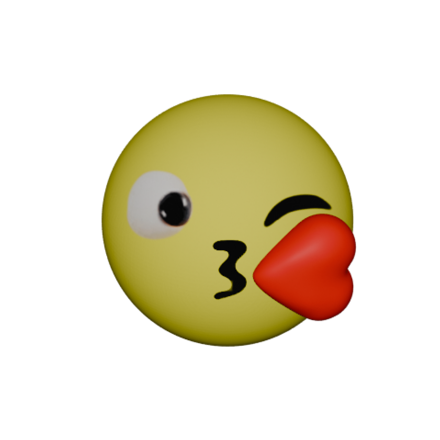 Face Blowing a Kiss 😘 Ornamojis